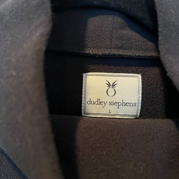 Dudley Stephens Park Slope Turtleneck in Terry Fleece (Black) - Large - Picture 2 of 4